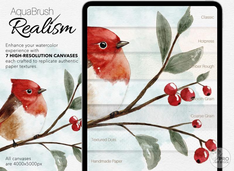 Realistic Watercolor Brush for Procreate