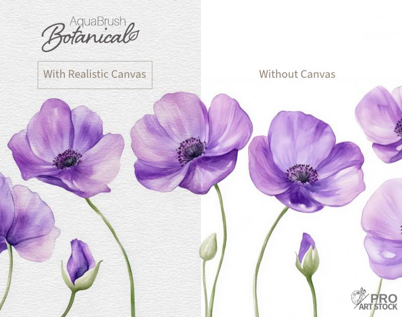 AquaBrush Botanical Edition for Procreate Watercolor Brushes